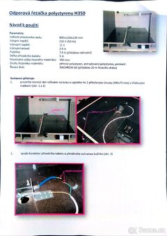 Odporová řezačka polystyrenu H350 - 6