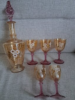 starožit. skleněné soupravy  I. republika - 6