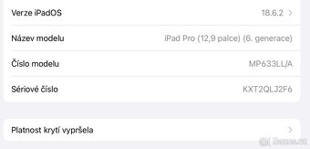 iPad Pro 12,9″ (2022, 6. generace) 512 GB s WiFi + Cellular - 6