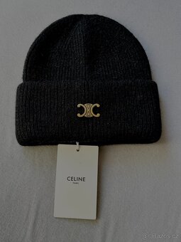 Černá Céline zimní čepice - 6
