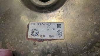 Stará lampa červená ORIGINÁL TYP 337618/11 - 6