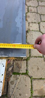 Vratové PUR panely 570cm 4ks / šedé - bílé - 6