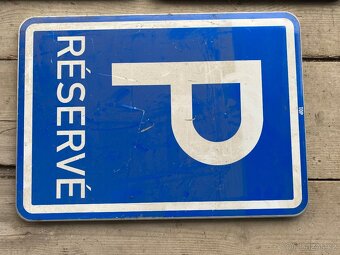 Dopravní značky, značení, parkování, dodatkové tabulky - 6