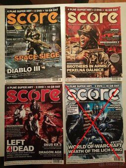 Časopisy SCORE č. 3 - 6