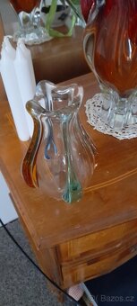 Váza hutní sklo - 6