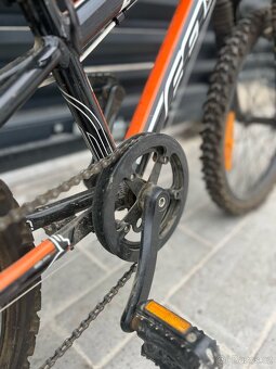 Prodám MTB dětské kolo Felt Q20S černá, 7 rychlostí - 6
