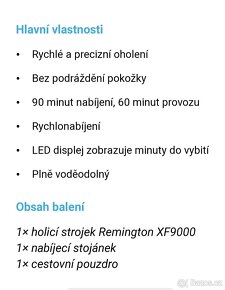 Panský holící strojek Remington F9000 # nový - 6