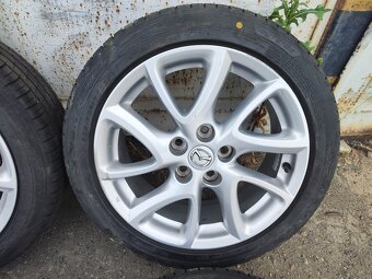 17"letní alu sada 5x114 origo Mazda 3 6 5 205/50 Falken - 6