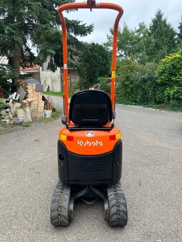 Prodám minibagr Kubota U10 s nulovým přesahem zádě - 6