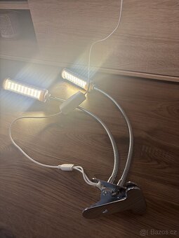 LED lampička s klipem USB - 6