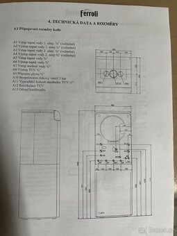Plynový kotel Ferroli econceptkombi 25c - 6