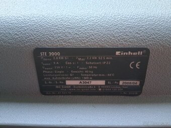 Elektrocentrála Einhell - 6