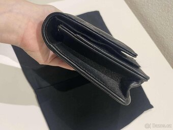 Chanel woc - kabelka na řetízku, černá, silver hw - 6