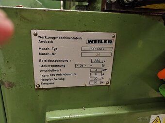 Prodám malý přesný soustruh Weiler 120CNC - 6