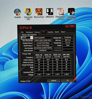 Herně pracovní stroj RTX 3070 / i7 12700 / 32GB DDR4 - 6