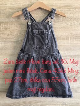 Dívčí šaty a sukně vel. 116 - 6