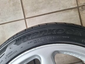 Alu kola R16 4x114.3 Borbet + letní pneu 205/45/16 Hankook - 6