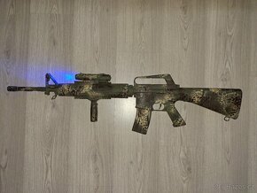 airsoft M16A3 WELL manuál, DIY KRYLON camo příslušenství ABS - 6