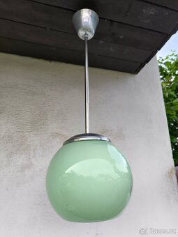 Starožitný Art Deco lustr "koule" - 30. léta - 6