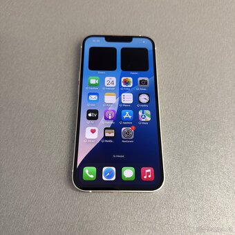 iPhone 13 256GB bílý, pěkný stav, 12 měsíců záruka - 6