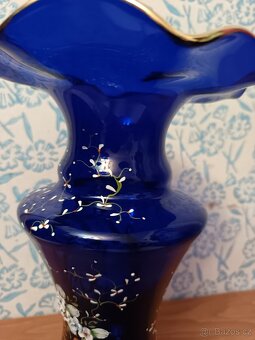 Prodám modrou skleněnou - 6