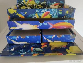 Box na pastelky, dětskýý úložný box, výtvarnický kufřík - 6
