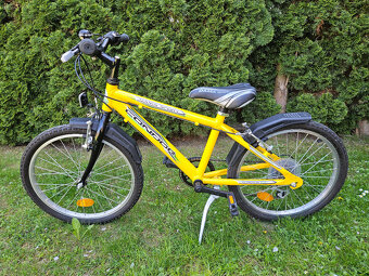 20" žluté dětské horské hliníkové kolo CONDOR, rám 10" - 6