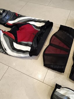 Vanucci ST1-Pánská kožená moto kombinéza, dvoudílná - 6