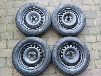 Plechová kola,sada,5x100,ET40,KUMHO,185/65 R15, NOVÁ SADA - 6