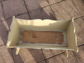 Stará dřevěná kolíbka pro panenky výroba rok 1940 - 6