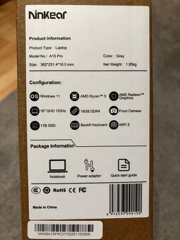 Notebook – Ninkear A15 Pro - 6