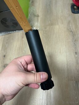 Kovový tlumič Specter 152 x 35mm - černý airsoft (sleva) - 6