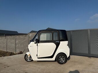 Elektromobil - Elektrická tříkolka Leramotors E1, bílá - 6