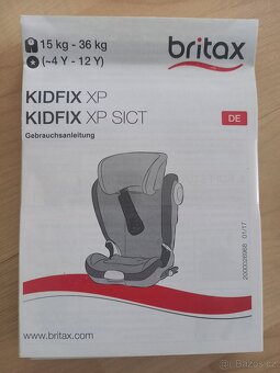 Prodám autosedačku Britax Römer KIDFIX XP SICT - 6