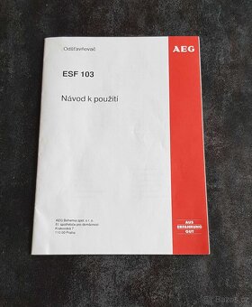 Elektrický odšťavňovač AEG – ESF 103 - 6