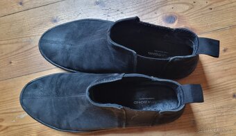 Dámské černé kožené kotníkové boty VAGABOND - 6