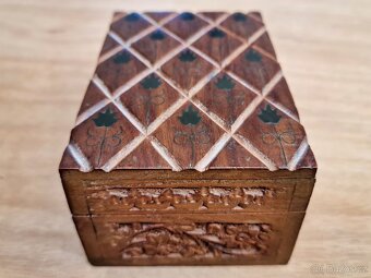 Dřevěná šperkovnice, India - 6