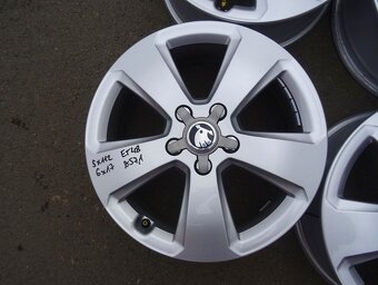 Alu disky originál Škoda 17", rozteč 5x112, ET 48, šíře 6J - 6
