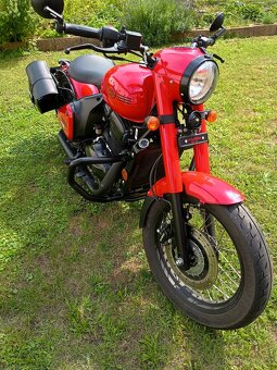 Jawa 350 CL Pérák červená Limitka č. 15 - najeto 2110 Km - 6