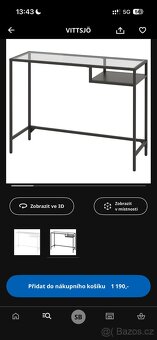 Psací stůl IKEA VITTSJÖ - 6