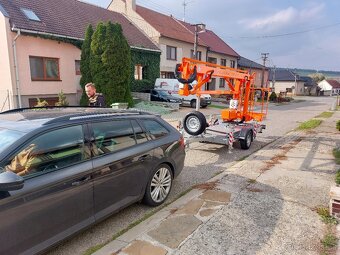 PŘÍVĚSNÁ PRACOVNÍ PLOŠINA 14 m PRONÁJEM - 6