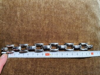 masivní stříbrný náramek, ART DECO - 6