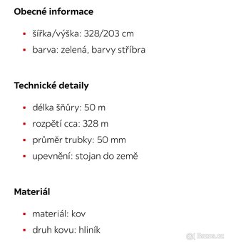 Venkovní skládací sušák LEIFHEIT - 6