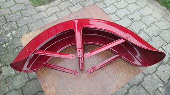 Jawa 350 blatník, padací rám, zadní plech madlo, zapalování - 6