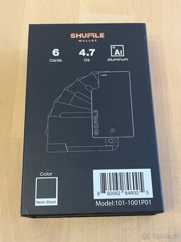 Shuffle Wallet Neon Black - minimalistická peněženka - 6