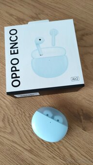 Bezdrátové sluchátka Oppo Enco Air2, světle modré - 6