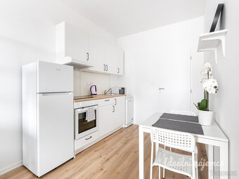 Pronájem bytu 1+kk, Za Černým mostem, Kyje, 15500 Kč/měs, 27 - 6
