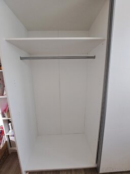 Šatní skříň bílá - 6
