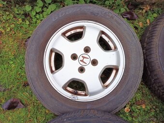 Liťáky Honda 14" Rozteč 4x100 2x goodride 5mm, 2x sava 6mm - 6