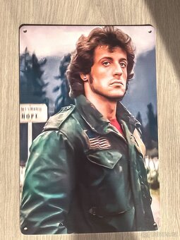 autogram Sylvestr Stallone a Brian Dennehy RAMBO 1 COA - 6